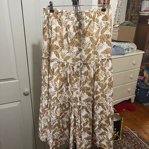 EberJey long skirt and tube top